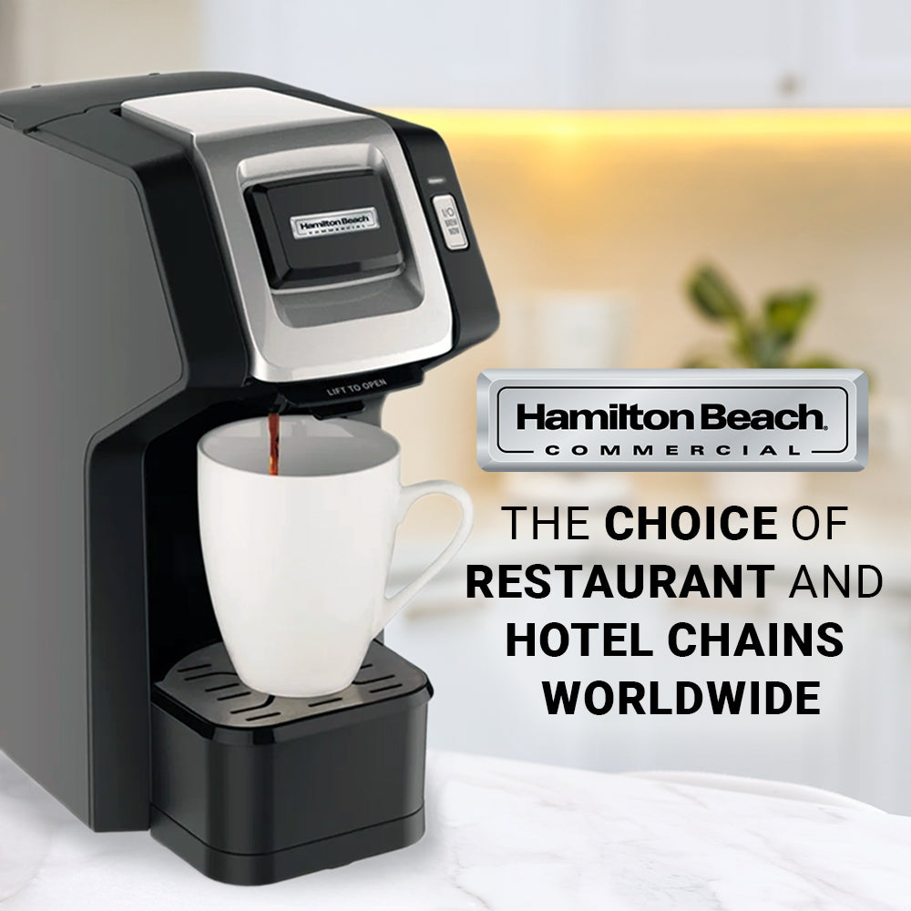 Hamilton Beach HDC311 Black Single Serving Pod Coffee Maker Machine - 120V, 500W