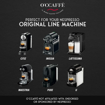 O'CCAFFÈ Espresso Compatible Pods - 100 Ct VARIETY PACK - Coffee capsules compatible with Nespresso Original Line