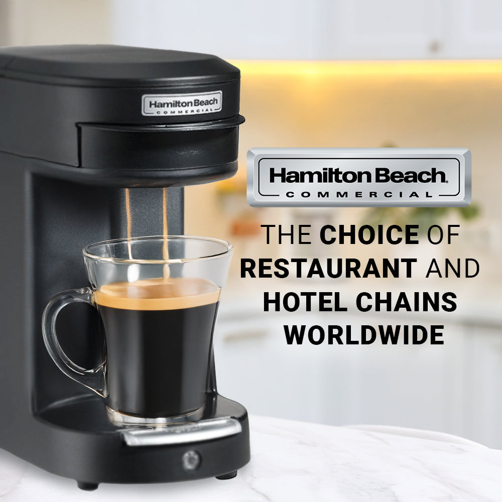 Hamilton Beach HDC200B Black Single Serving Pod Coffee Maker Machine - 120V, 500W