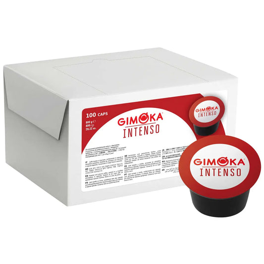 GIMOKA Intenso compatible with Lavazza Blue machines - 100 count INTENSO BLEND - Foodservice Selection